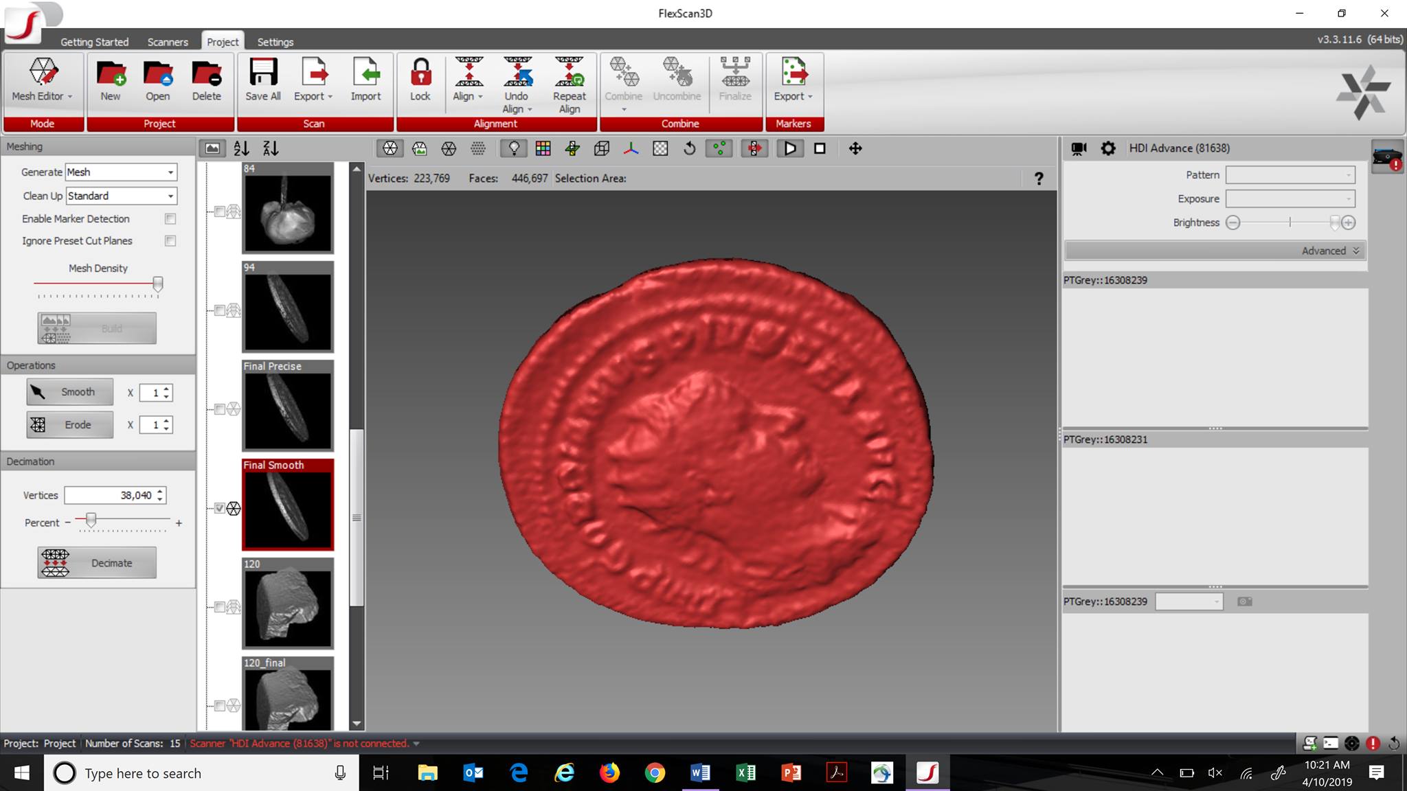 coin 3d model