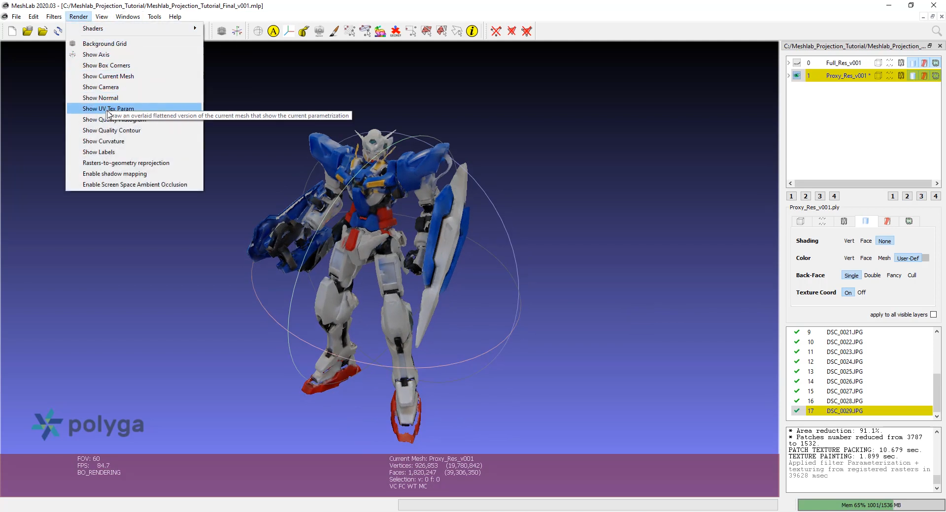 Gundam Exia 3D Scanning File Figure