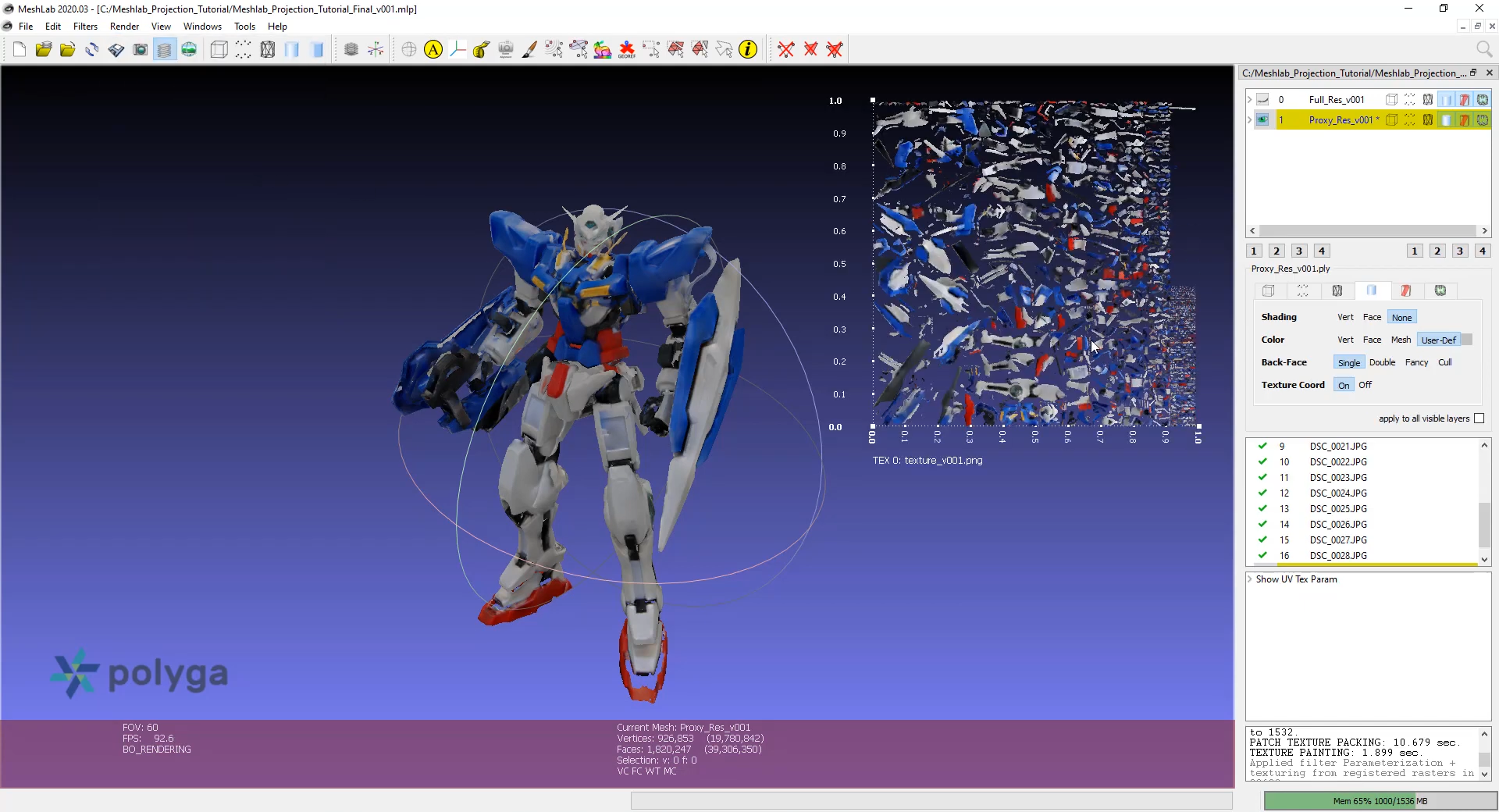 Gundam Exia 3D Scanning File Figure