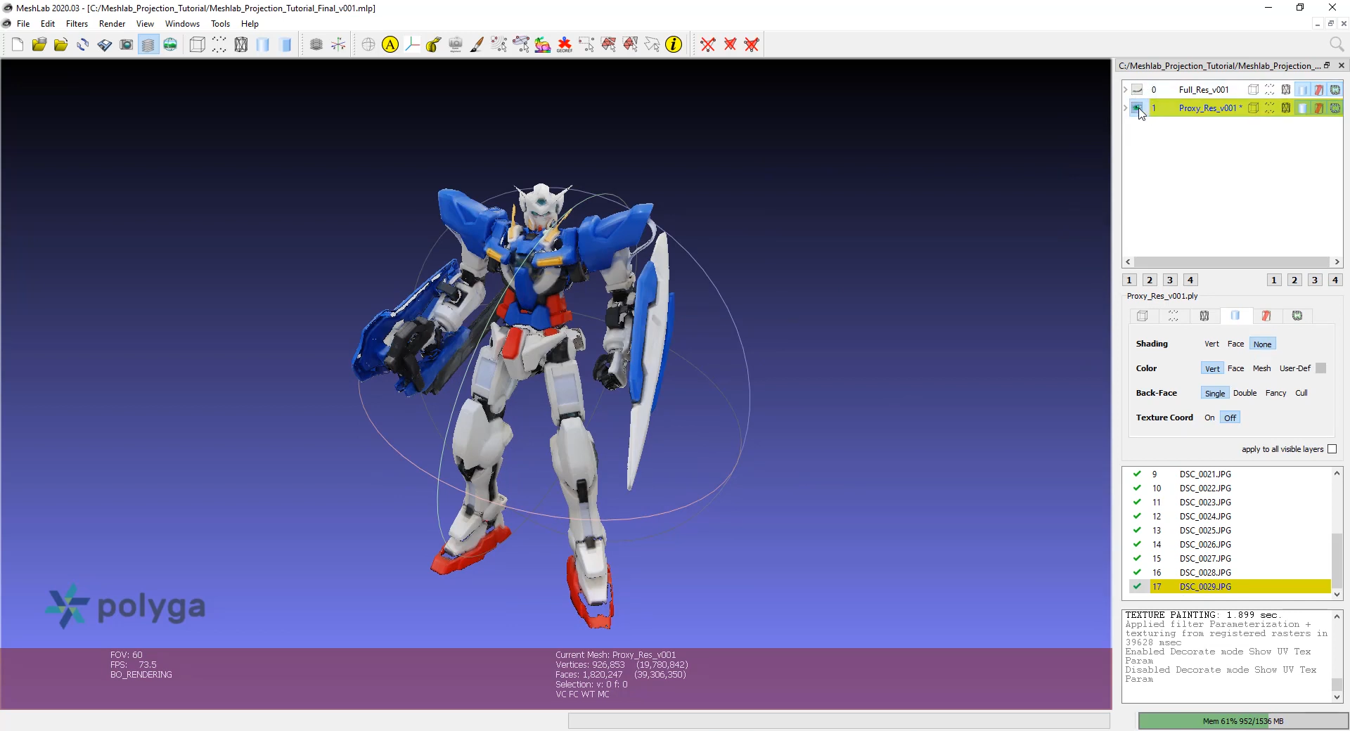 Gundam Exia 3D Scanning File Figure