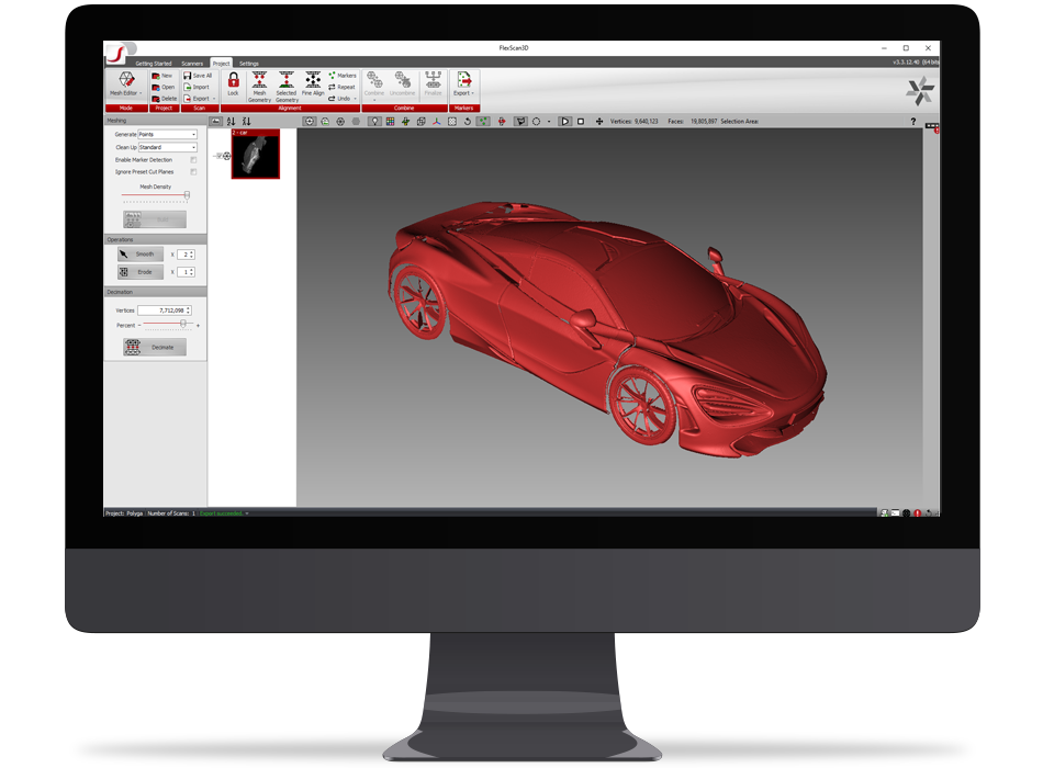 FlexScan3D monitor